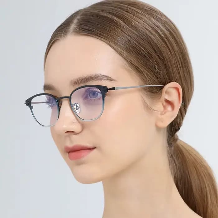 Monture de lunettes en titane pour hommes et femmes