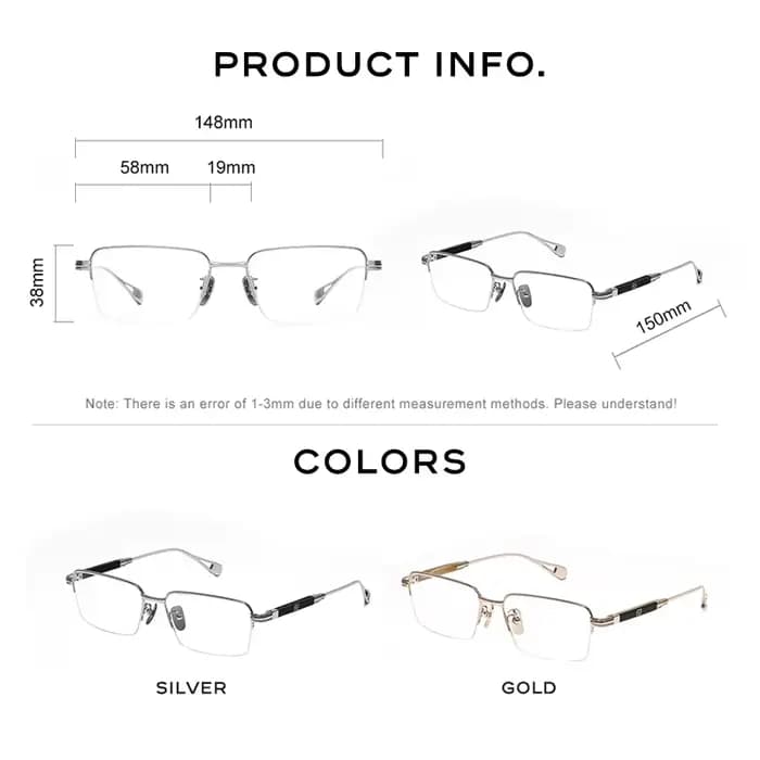 CAPONI Vintage hommes lunettes cadre pur titane acétate Anti lumière bleue luxe
