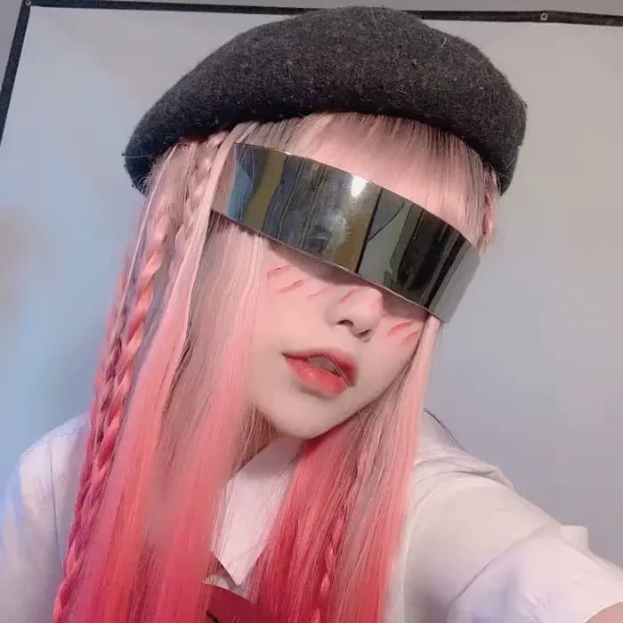 Future Cyberpunk Lunettes De Soleil Sans Monture Rétro