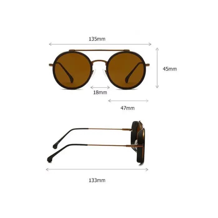 Lunettes de soleil sportives vintage pour hommes et femmes