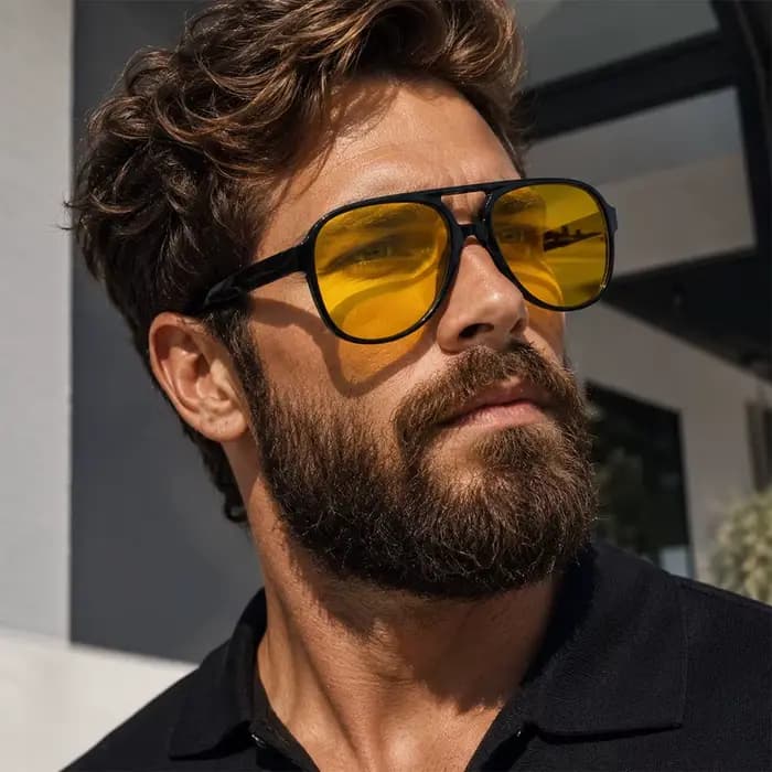Lunettes de soleil aviateur vintage surdimensionnées pour femmes et hommes