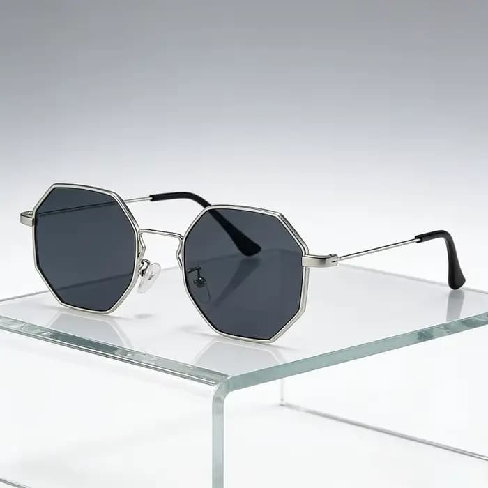 Lunettes de mode classiques à monture géométrique pour hommes, idéales pour les cadeaux de vacances à des amis et à la famille