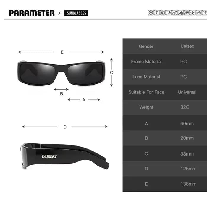 DUBERY Vintage lunettes de soleil polarisées hommes