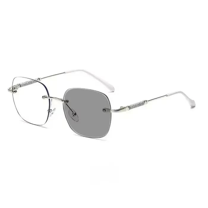 Lunettes de lecture photochromiques sans cadre à la mode pour femmes