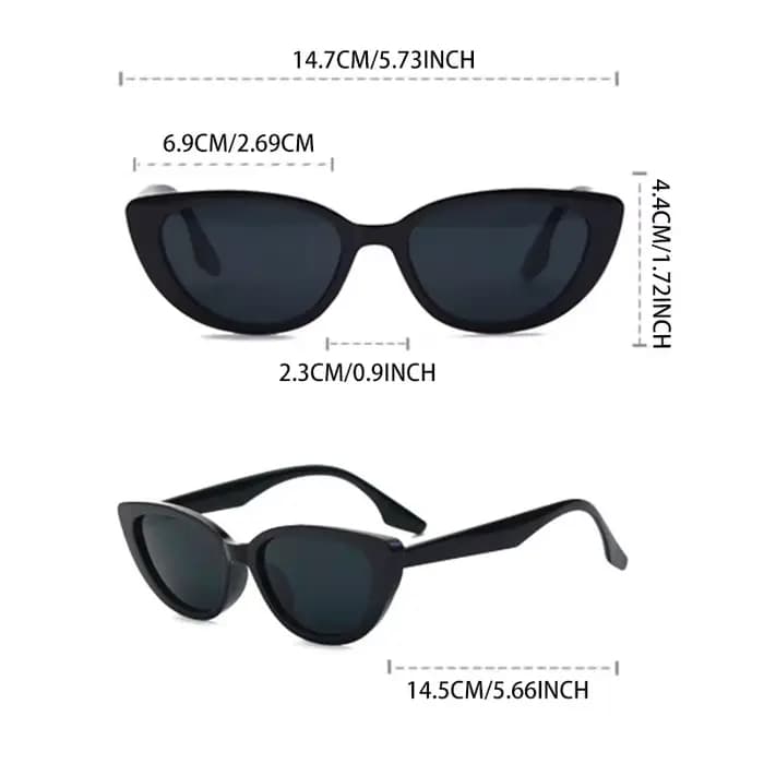 Lunettes de soleil œil de chat style Jennie pour femmes