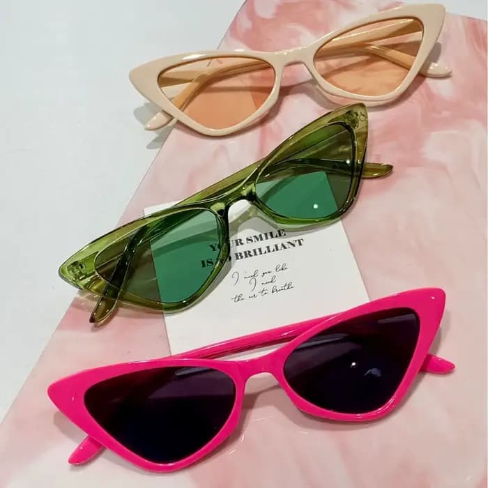 Lunettes de soleil vintage à petite monture carrée pour femmes et hommes