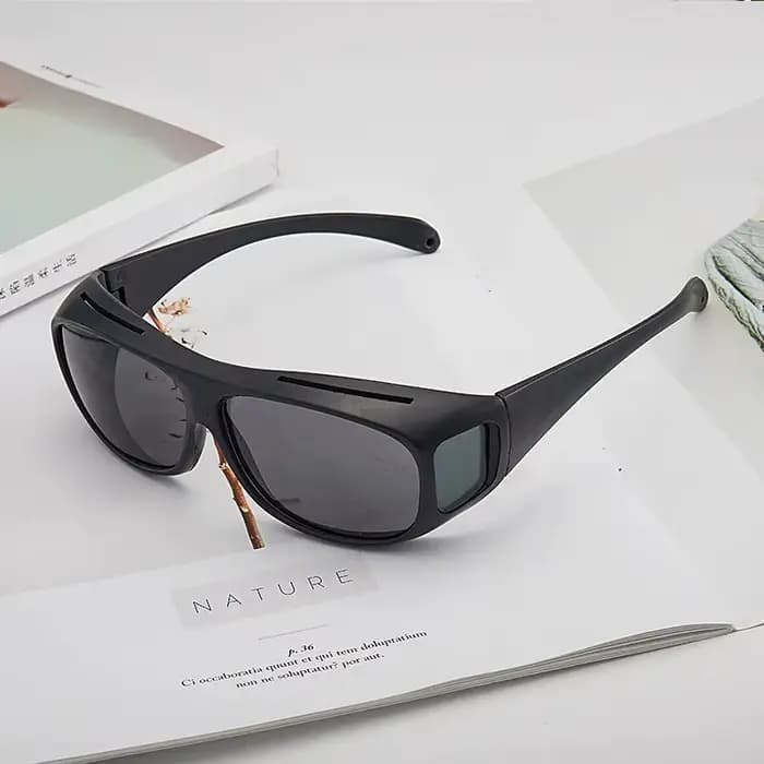 Lunettes de vision nocturne unisexes à monture carrée