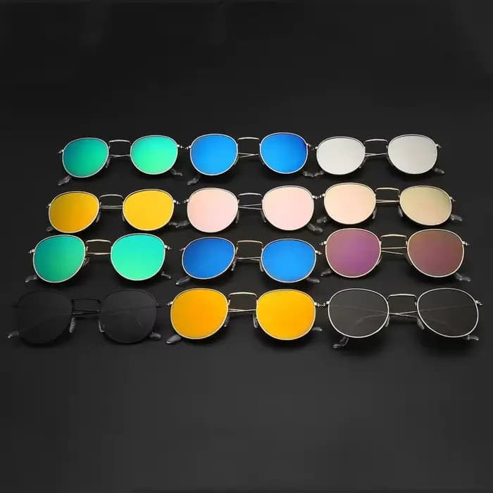 Nouvelle marque Designer Vintage ovale lunettes De soleil femme rétro clair lentille