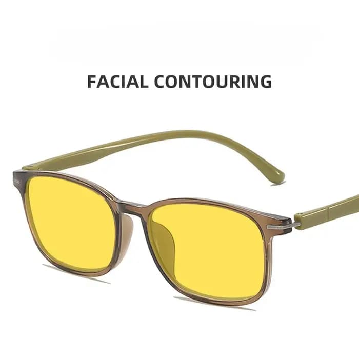 Lunettes de Vision nocturne bloquant la couleur à la mode, verres Orange ou rouge pour lunettes de protection pour jeux sur ordinateur