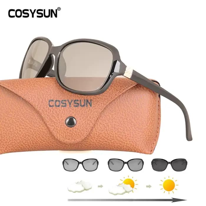 Lunettes de soleil photochromiques de luxe pour femmes