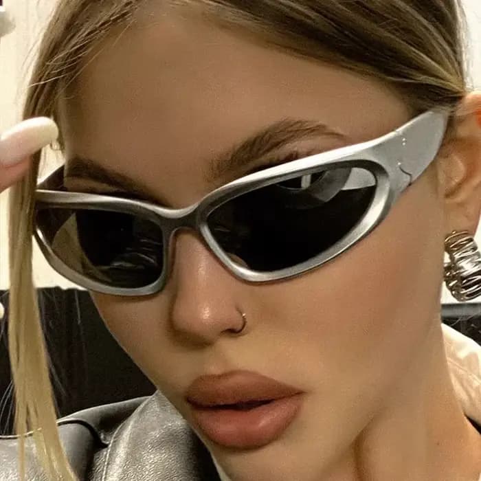 Lunettes de soleil vintage Y2K classiques style punk