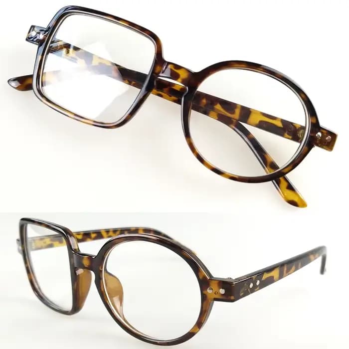 Lunettes cosplay vintage rondes et carrées pour hommes et femmes