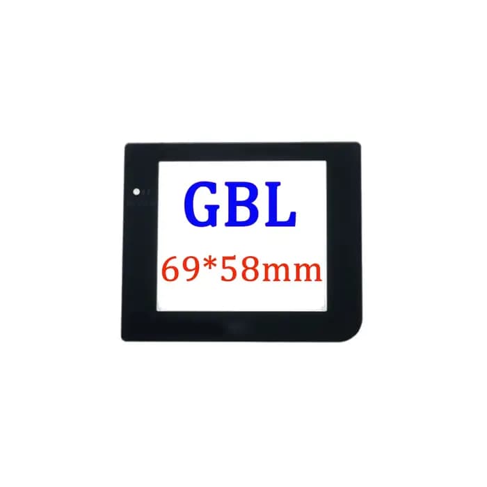Lentille de protection d'écran en verre plastique, pour GB/GBA/GBC/Campaign/GBA SP/GBL