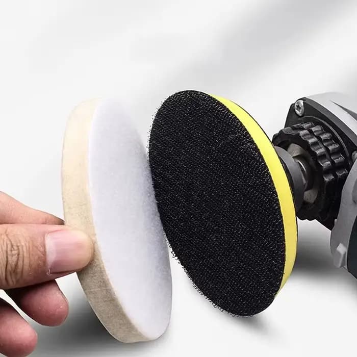 Tampons de Polissage en Feutre de Laine, Roue pour Verre, Acier Inoxydable, Réparation des Rayures, 75mm, 100mm, 125mm, 150mm, 180mm