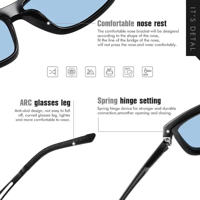 Lunettes de soleil carrées classiques rétro 2026 pour femmes