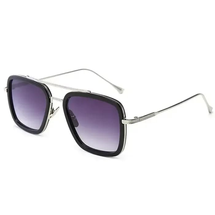 Lunettes de soleil de créateur Iron Man Tony Stark pour hommes