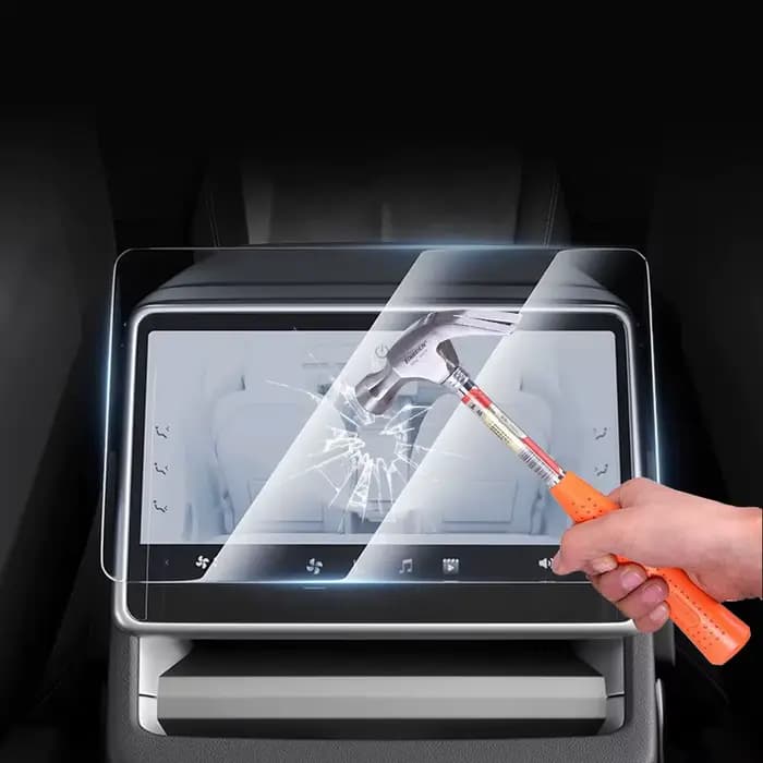 Film de protection en verre trempé pour voiture, pour Tesla modèle 3 Highland modèle Y Juniper 2024 2025, Film pour écran tactile de commande centrale de rangée arrière
