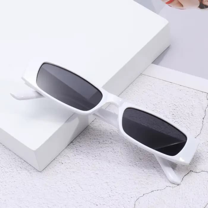 Petites lunettes de soleil rectangulaires pour femmes et hommes