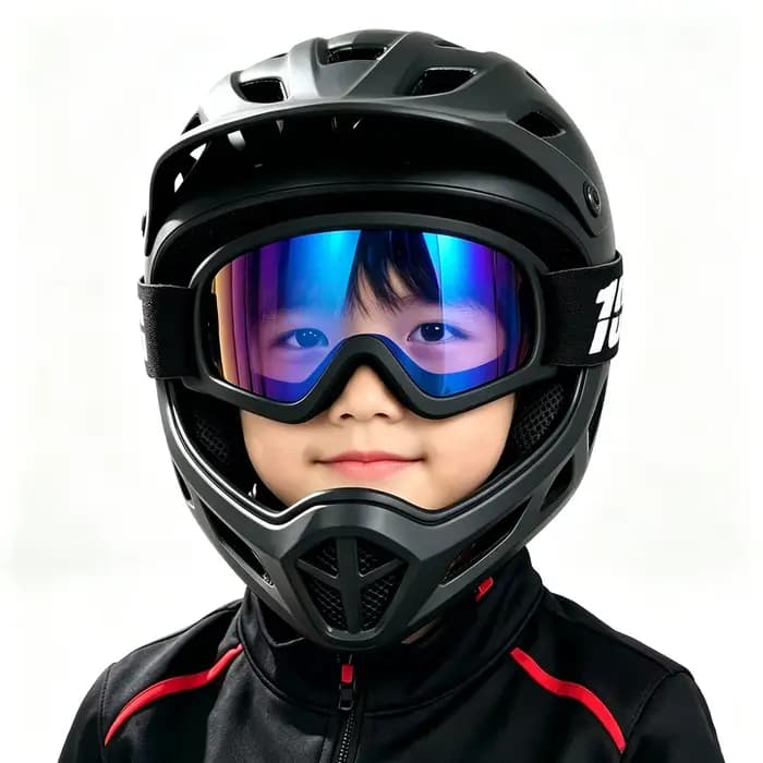 Lunettes de moto pour enfants et lunettes de casque de motocross, adaptées au ski, au cyclisme, verres HD coupe-vent, lunettes UV400