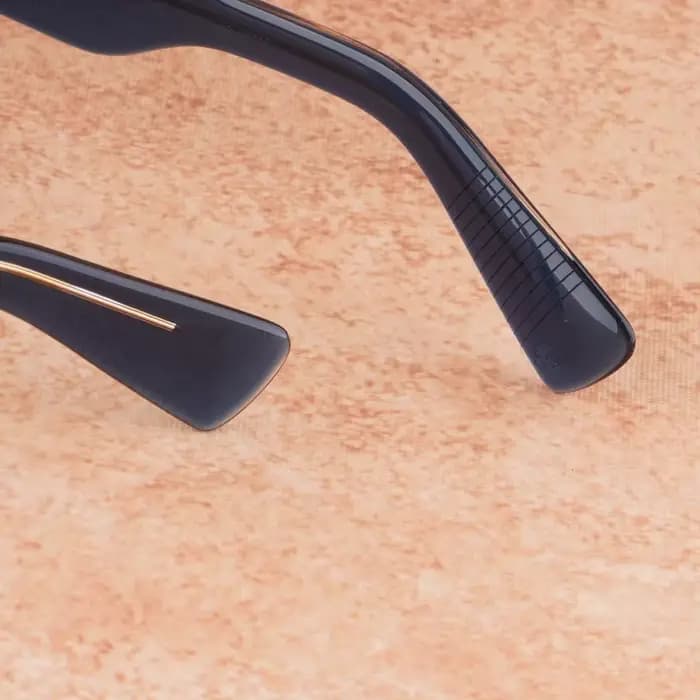 JMM MIGLIA Lunettes de soleil rectangulaires en acétate pour hommes et femmes faites à la main au Japon