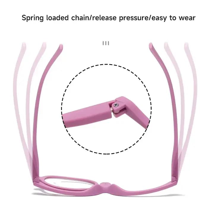 Lunettes grossissantes rotatives pour le maquillage