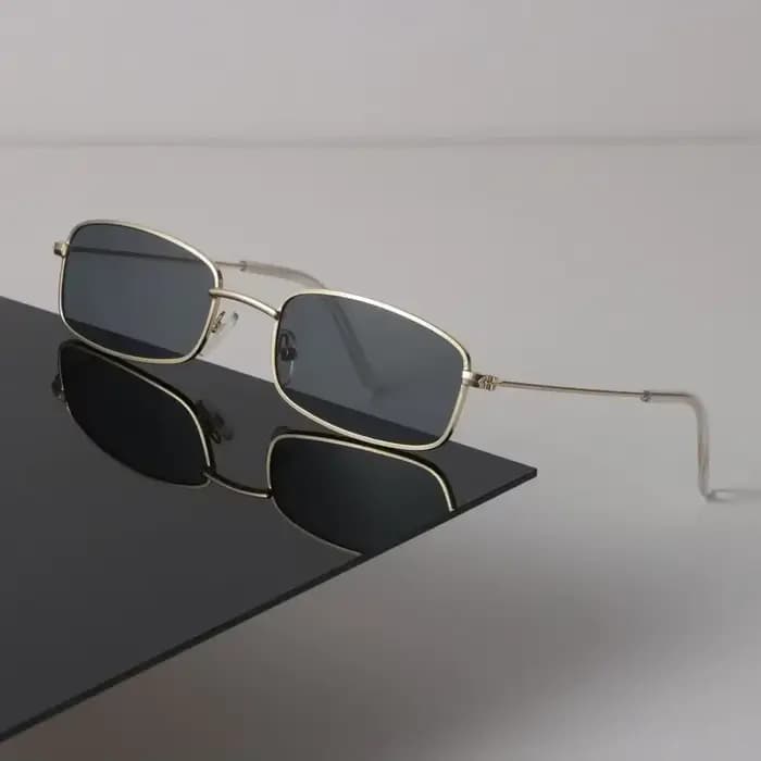 Lunettes de soleil carrées vintage élégantes pour femmes et hommes