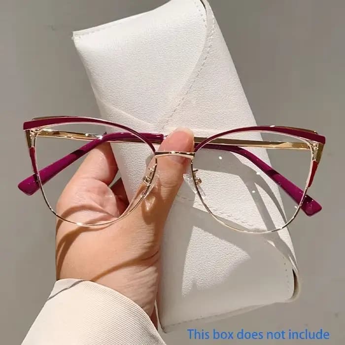 GM LUMIAS surdimensionné lunettes yeux de chat femmes nouvelle mode Vintage jante creuse montures optiques