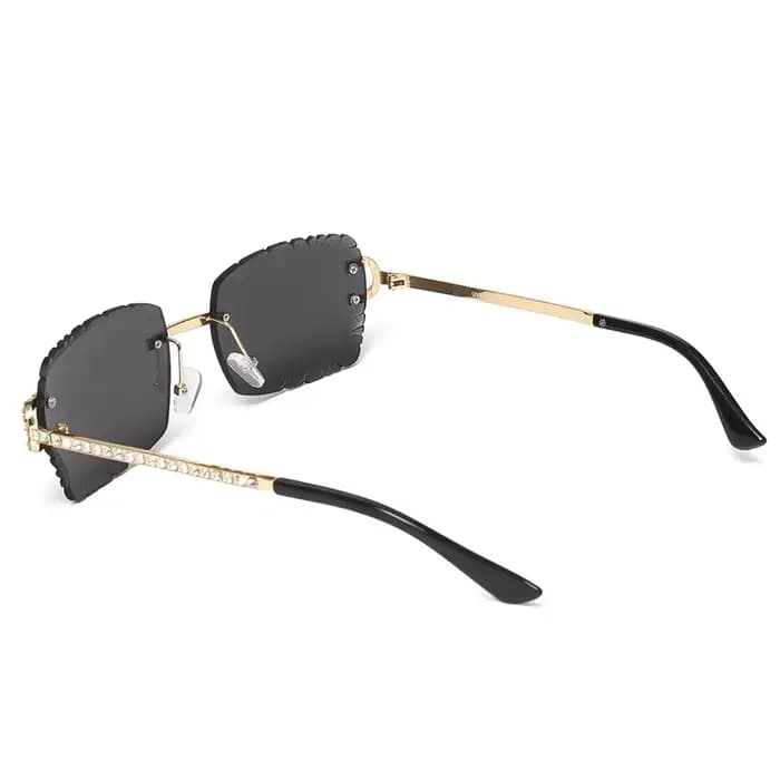 KENBO carré sans monture gemme lunettes de soleil à la mode dégradé