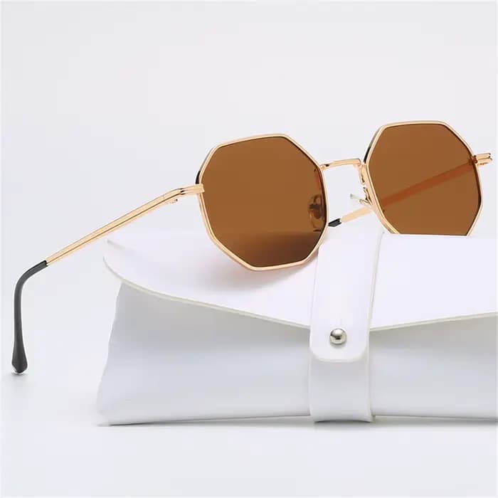 Lunettes de soleil carrées vintage pour hommes et femmes