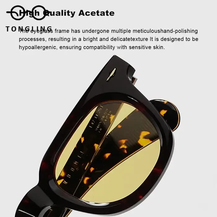 Lunettes de lecture rondes en acétate faites à la main pour hommes et femmes