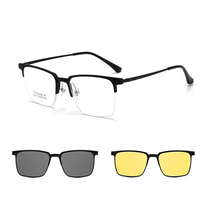 COIan-Lunettes de soleil magnétiques optiques polarisées personnalisées pour hommes