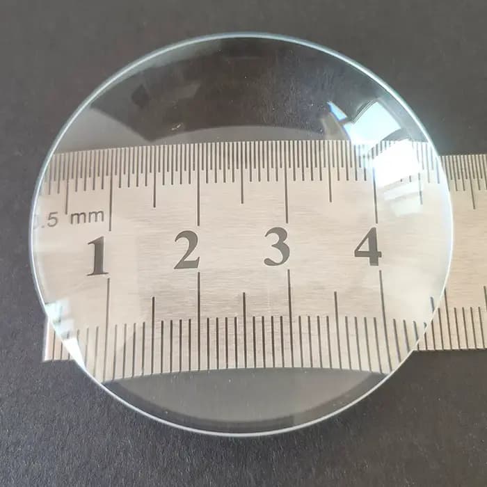 Lentille biconvexe en verre optique K9 de 19 mm, 23 mm, 30 mm, 42 mm, 44 mm, 45 mm, 50 mm, loupe ronde double convexe, longueur focale 20 mm, 30 mm, 40 mm, 50 mm, 100 mm, 150 mm, 200 mm, 300 mm