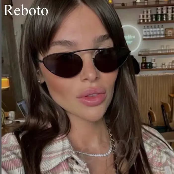 Marque de luxe lunettes de soleil œil de chat femmes 2025 mode Unique petites