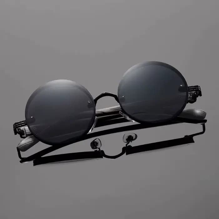 Nouvelles Lunettes de Soleil Rondes Classiques Tendance pour Hommes et Femmes