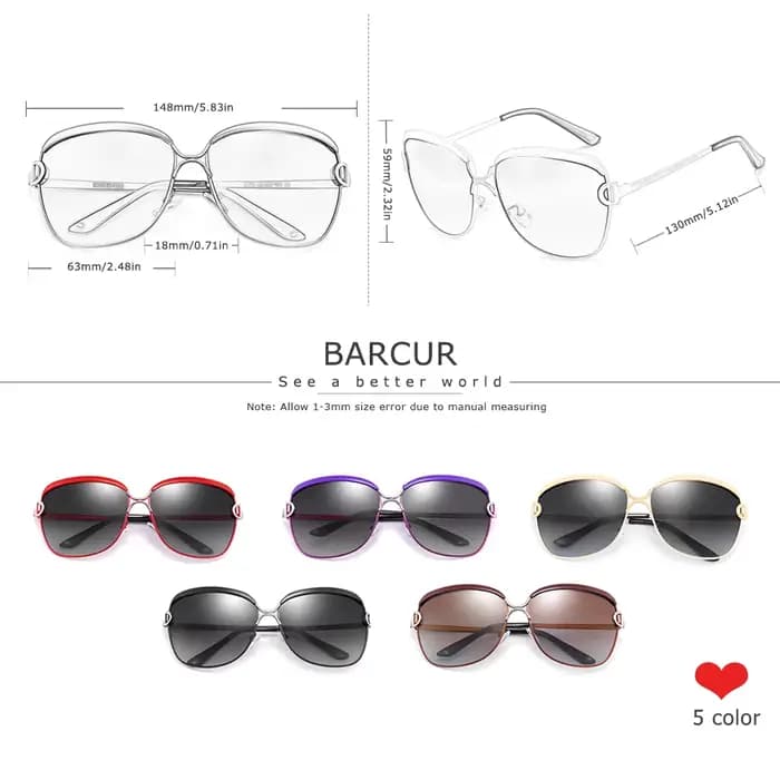 Lunettes de soleil polarisées pour femmes