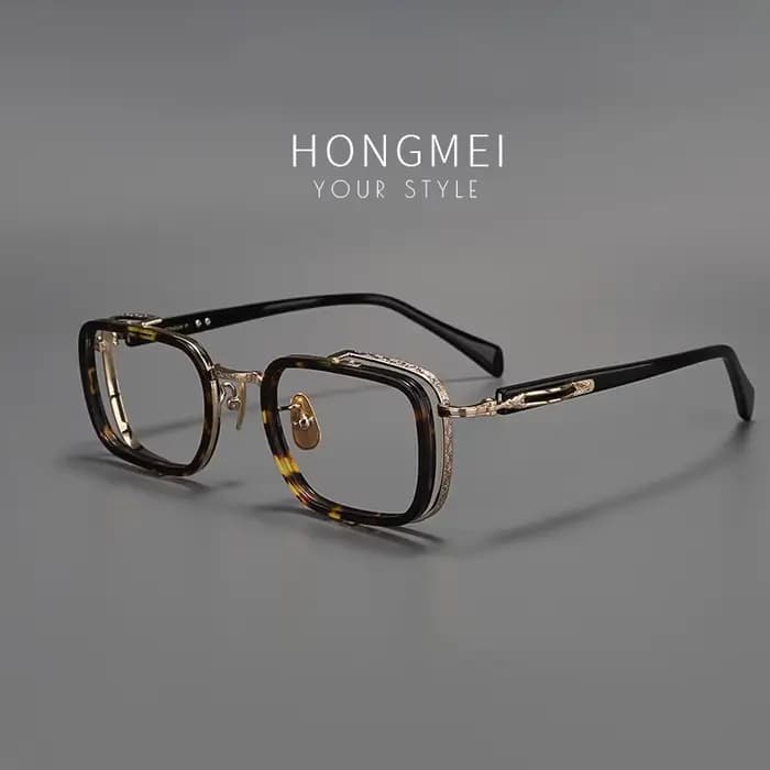ENTITY montures de lunettes de luxe titaniPrescription hommes