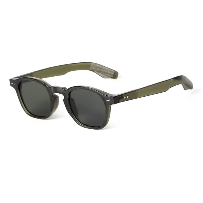 Chimretro-Lunettes de soleil carrées vintage pour hommes et femmes
