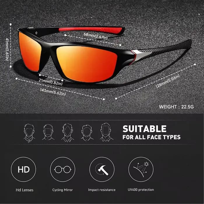 Lunettes de soleil vintage pour hommes et femmes