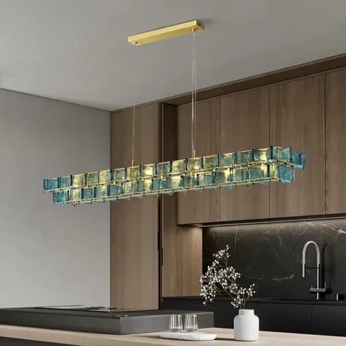 Lustre de plafond en verre, design italien, créatif, pour salle à manger, salon, hôtel, bureau, chambre à coucher, décoration intérieure
