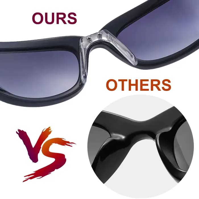 Nouvelles Lunettes de Soleil Rectangulaires 2026 Femme Homme Vintage Cyclisme Sport Extérieur Hip Hop Punk Y2K