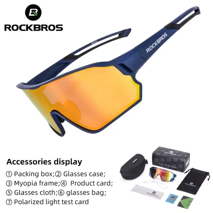 ROCKBROS lunettes de vélo polarisées UV400 Protection solaire