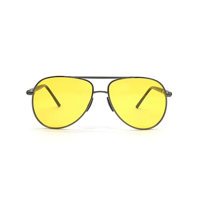 Lunettes De soleil Polaroid jaunes pour hommes
