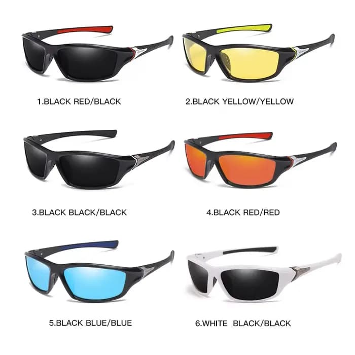 Polarisé sport cyclisme pêche course lunettes de soleil Rayed