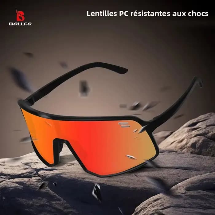 BOLLFO lunettes de soleil polarisées pour femmes et hommes coloré photochromique cyclisme équitation sport Protection