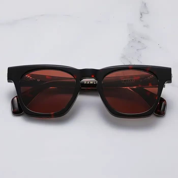 Lunettes de soleil JMM Rawlins rectangulaires en acétate