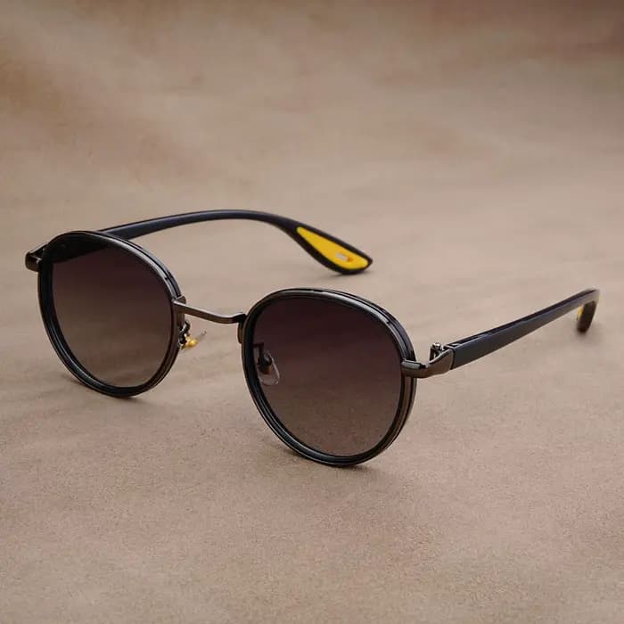 Lunettes de soleil rondes SEAMERGO tendance pour homme