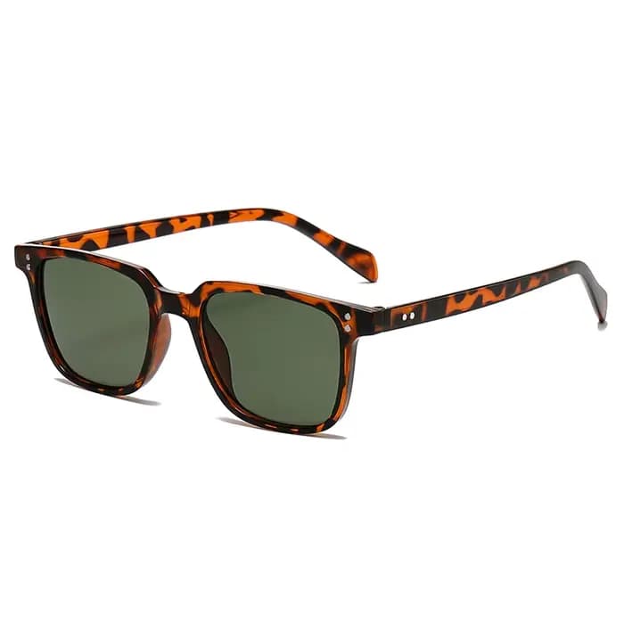 Petites lunettes de soleil à monture carrée