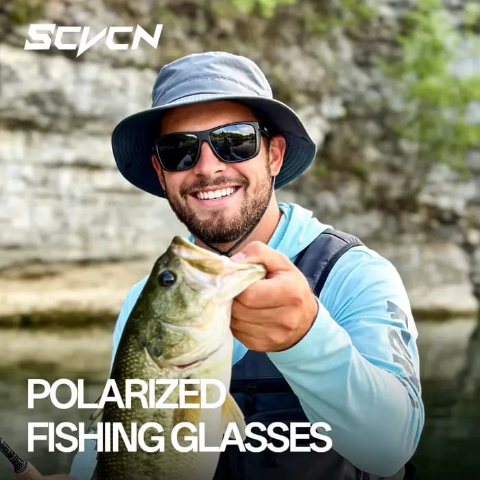 Lunettes de soleil polarisées SCVCN pour la pêche