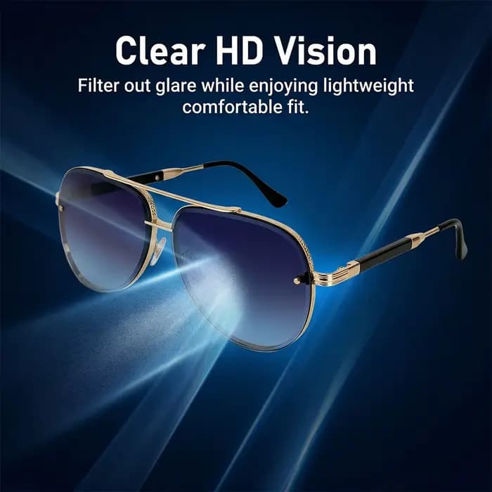 Lunettes de soleil aviateur ovales vintage rétro pour femmes et hommes 2026