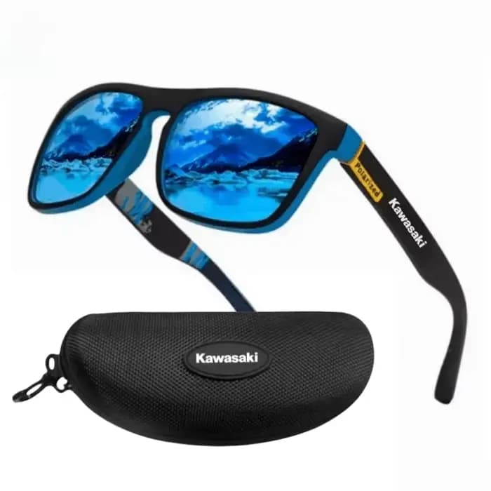 Kawasaki – lunettes de soleil polarisées carrées vintage pour hommes et femmes